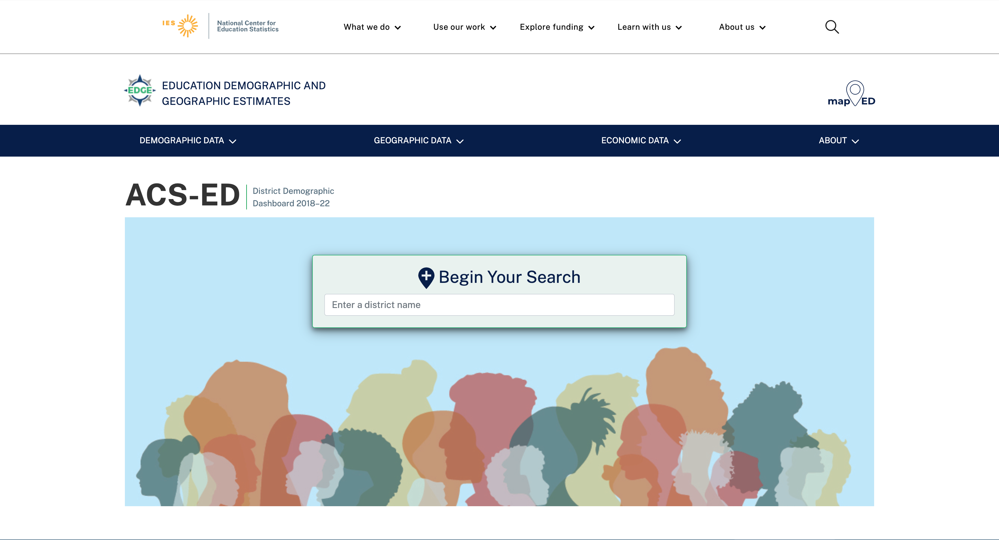 Homepage screenshot