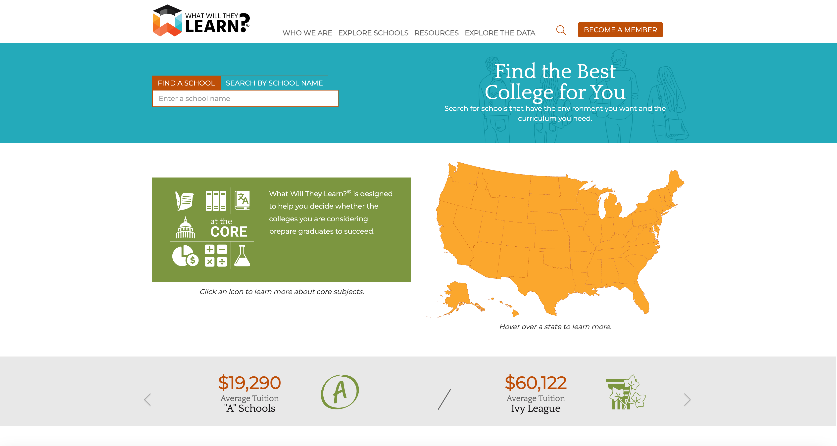 Homepage screenshot